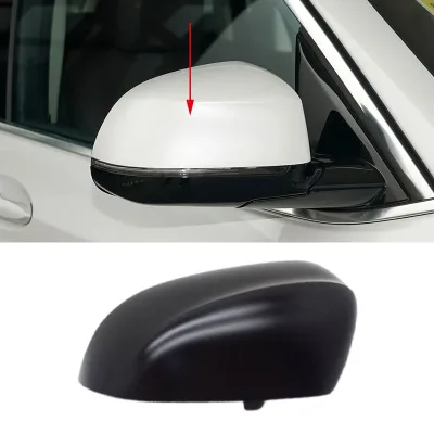 For for G01 G02 G05 G06 G07 Plastic Side Mirror Rearview Mirror Cover Horn-style Glossy Black 51168496623