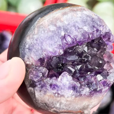 Natural Rough Crystals Druzy Crystal Agate Raw Stone Crystal Amethyst Drusy Sphere