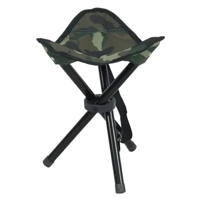 Lightweight Waterproof 600D Oxford Fabric Triangular Folding Stools Durable Steel Tube Custom Eco-Friendly Fishing Stools