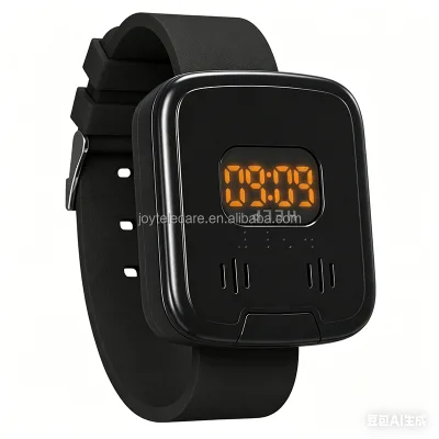 Wearable Telecare Device Environmental Temperature Monitoring One-Press SOS Emergency Alert 4G LTE Long Battery Nursing Home)