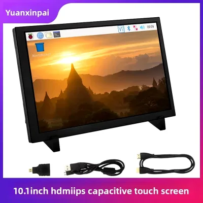 High-Resolution 7/10.1 inch Raspberry Pi H _*-DMI 1024x600 Capacitive Touch Screen Monitor for ComputerFXB