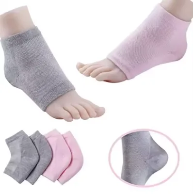 Colorful Socks Anti Cracking Liner Heel Socks Soft Elastic Silicon Moisturizing Foot Skin Care Heel Foot Protection