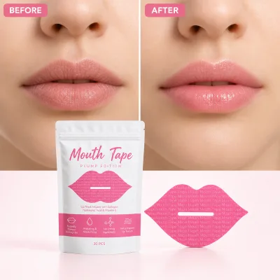 Collagen Lip Mask Overnight Plumping Lip Patch Hyaluronic Acid Vitamin E Moisturizing Lip Treatment Lip Sleeping Mask 30 Pcs