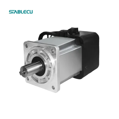 Compact Size 220V 750W Single Phase AC Servo Motor with Drive for CNC Engraving Machine Ac Driver and Servo Motor 80mm Flange