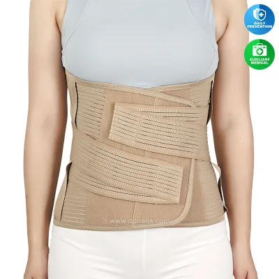 Adjustable Lumbar Support Belt Physical Therapy Function for Sports Breathable Spandex Nylon Back Wrap for Weightlifting Gym