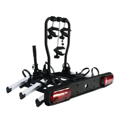 Foldable 3 Bicycles Trailer Frame square Suspension Heavy-duty Truck Trailer Frame Road Travel Camping Storage Rack Wholesale