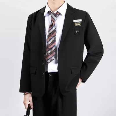 New V-neck High Quality Fashion Custom Men's Business Suit Groomsman Dress Factory Men's Suit