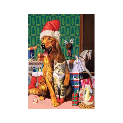 3D Lenticular Indian Buddha and Monkey God Postcard Animal Style Paper Souvenir Print