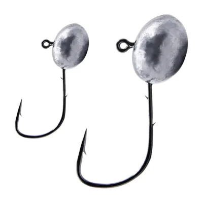 Egg Shape Lead Head Double Barbs Jig Hook for Saltwater&Freshwater Fishing