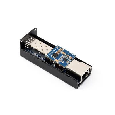 Chipboard Waveshare Gigabit Auto-negotiation SFP Fiber-to-Ethernet Converter Module PoE RJ45 Gigabit Network Port RTL8213B Chip