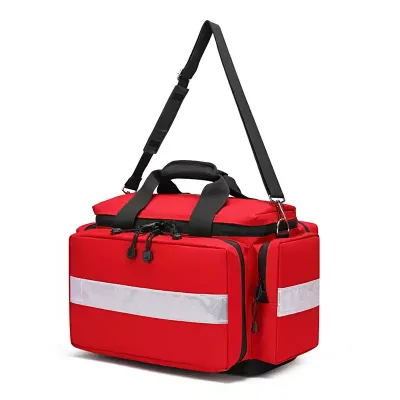 Camping Hiking Travel Outdoor Emergency First Aid Bag Kit Large Manual Power Source-for Mixed Orders