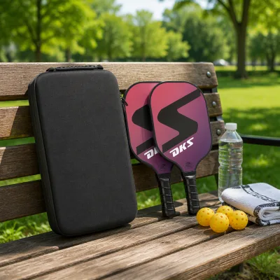 High Quality Portable Trendy Pickleball Paddle 16mm Thickness Durable Eco-Friendly Lightweight Standard Shape Solid Adult