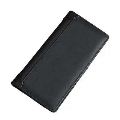 Hot Selling Long Multi Slot Wallet Retro GENUINE LEATHER Coin Purse RFID Anti-theft Card Holder Wallet for Men