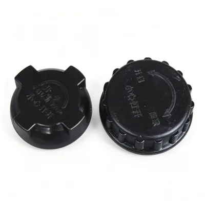 Wholesale Dual Style Coolant Reservoir Screw Caps High Temp Resist Plastic Water Tank Twist Lids for Heavy Lorry  Coach Parts