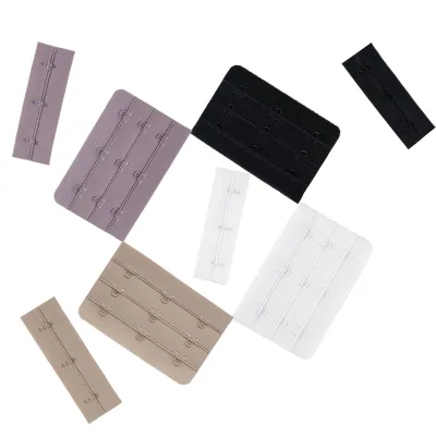 Free Sample Bra Hook and Eye Colored Underwear Accessories Logo Hook and Eye Tape Bra Without Hook Custom Nursing Bra Buckle