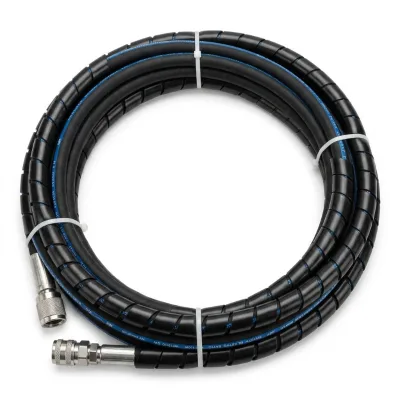XSL Rubber PW Main Hose Series DN10 70-160MPa DN13 110-150MPa DN19 100MPa Burst Flexible with Spiral Sleeve Quick Coupler