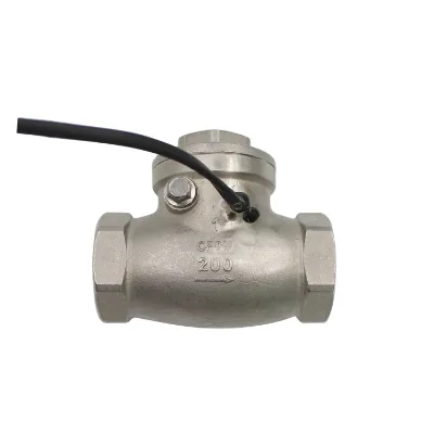 SS  G3/4 " Flow Rate Control  Fluid Level Sensor Water Flow Switch for Sewage Treatment