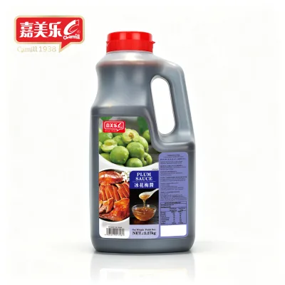 Camill OEM Halal Certified Premium Plum Sweet & Sour Sauce Natural Dipping Condiment Bulk Wholesale Best Sauces Iced Plum Sauce