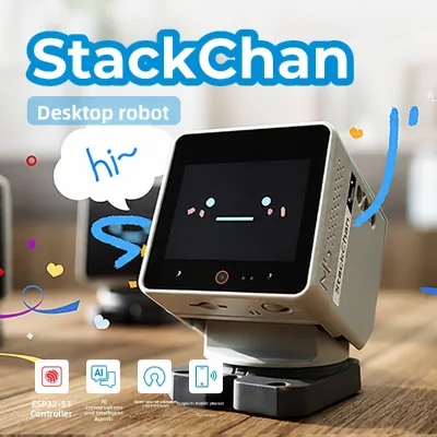 Chipboard M5stack Stackchan Ai Intelligent Desktop Robot Voice Interaction and Gesture Recognition for Handson Ai Iot Learning