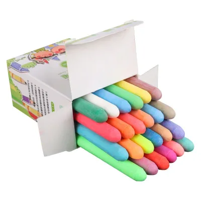 Custom Washable Jumbo Sidewalk Chalk Wholesale Teacher Tool School Blackboard Chalk With Best Washable Bright Colors Chalk