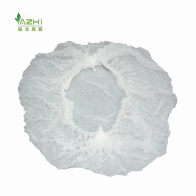 OEM Men Designer Caps Medical Use Mob Cap Sweater Bouffant Disposable Hair Net White Clip Caps for Men