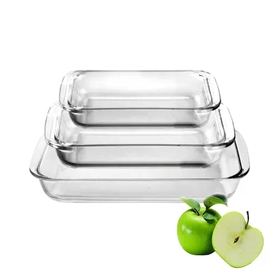 450ml Glass Baking Bowl with Home Used Food Bowl Heat Resistant Microwave and Oven Safe Food Container Without Lid Glass Baking