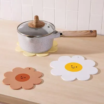 Happy Design Silicone Trivet - Heat Resistant, Non-Slip Pad to Protect Your Table