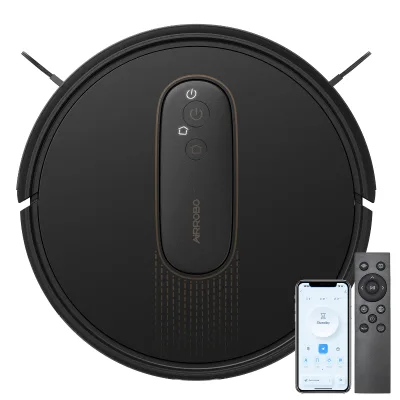 AIRROBO Smart Household & Car Floor Vacuum Cleaner Robot with Battery WiFi App Control Automatic Cleaning