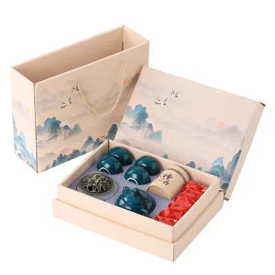 Premium Luxury Business Gift Box Set High Quality Corporate Present Elegant Wooden Packaging Custom Logo Available