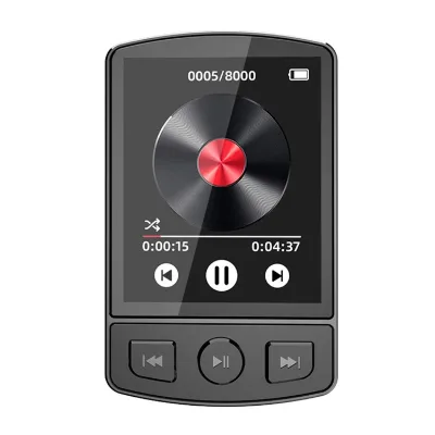 2024 Good Selling 8GB 1.8-Inch Recording MP3/MP4 Sportswireless Walkman With Back Clip MP3 Player