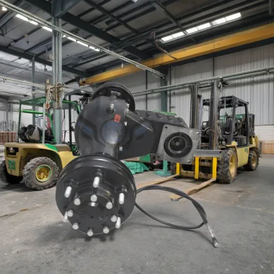 Efficient Electric Forklift New Rear Axle Assembly Steel Front Axles and Propeller Shaft with Anti-Wear Sprockets