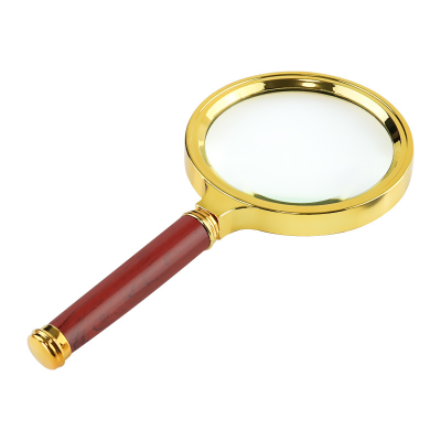 Magnifying Glass 10X for Elderly Reading Jade Handheld Magnifying Glass