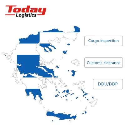DDP Railway Express Delivery From China to Greece Europe Reinforced Packing Labeling Professional Handling Agent
