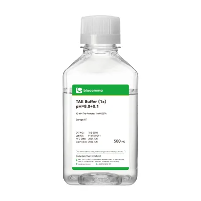 TAE TBE Buffer Solution 1X/10X 100mL 500mL 1000mL for DNA Electrophoresis OEM Available