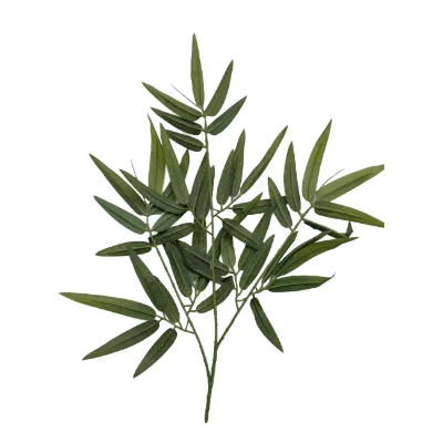 55cm Living Room Office Garden Decoration Artificial Gummed Bamboo Leaves Garden Landscape Simulation Bamboo Leaves