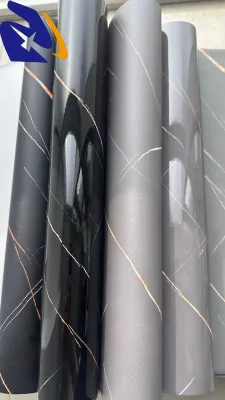 High Gloosy Water-Proof Film for Wrapping Wall Panel WPC Board Anti-Scratch PVC Decorative Film
