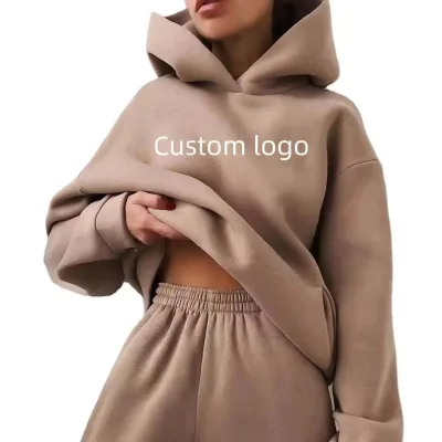 2024 Custom Logo Fashion 2 Piece Long Set Causal Shorts for Women Ribbed Cotton
