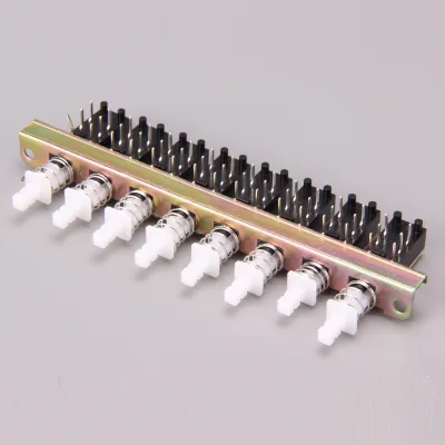 KAN2H8-01-12  8 rows 6 pins/row with key push switch 20A 250v