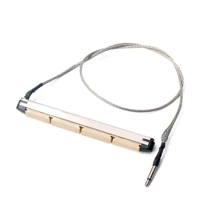 Acoustic Guitar Piezo Pickup Sticks Under Bridge Saddle Integrated Guitar Bars