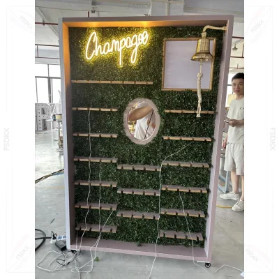 FSDKX Party Ceremony Events Backdrop Decoration Display Hot Sale Customized Circular Acrylic Wedding Wall
