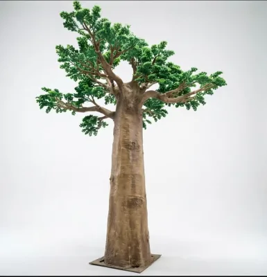Artificial Baobab Tree Customizable Height Realistic Faux Baobab Tree for Indoor Outdoor Home Hotel Villa Office Landscape Decor