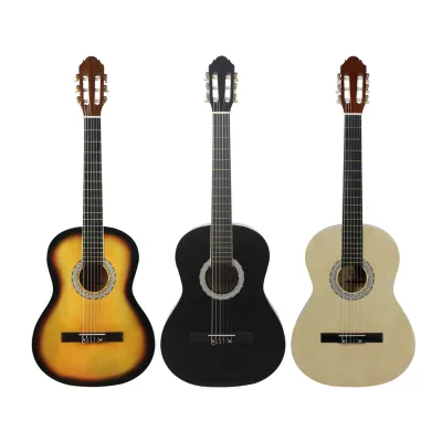 Hot Selling Classical Guitar Round Cornered Guitar 39 Inch for Beginner