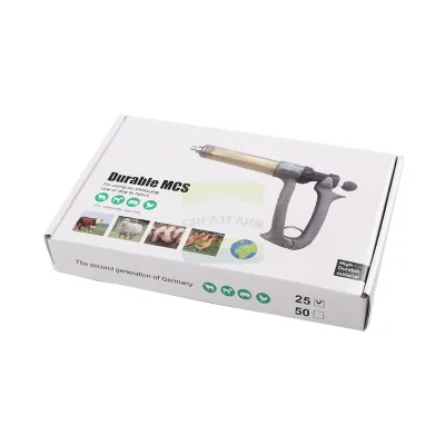 GREAT FARM Clear Scale Continuous Injector Syringe Veterinary Syringe for Animal Farm