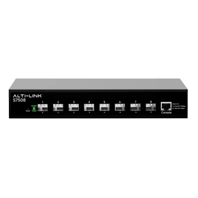 10Gb Switch 8-Port 10G Base-X L3 Management Ethernet Switch Console Desktop IGMP DHCP OSPF SNMP QoS Switch Capacity RTL9303