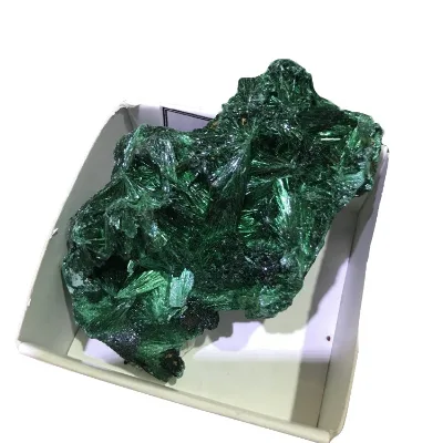 Natural Rough Malachite Crystal Gemstone Raw Stone Specimen