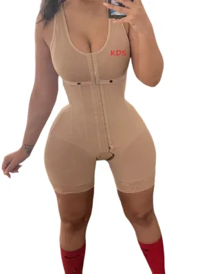 Custom Logo Tummy Control Sheath Post Surgery Garment Full Body Shaper Butt Lifter Bodysuits Slimming Shapewear BBL Girdles