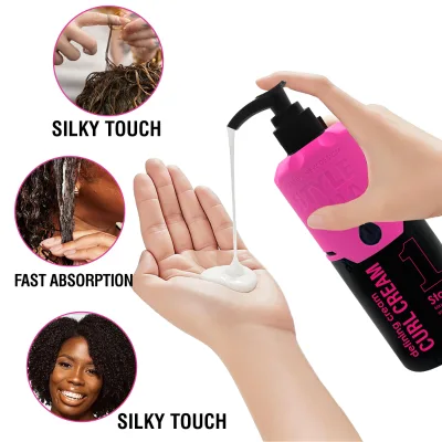 Hair Curl Defining Styling Cream Curly Conditioner Products Black Woman Bouncy Curls Enhancer 400ml