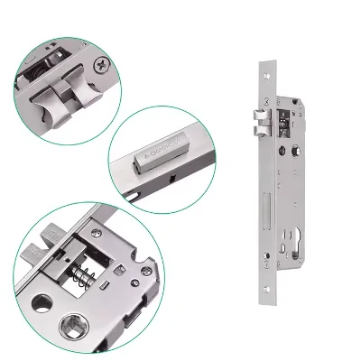 Factory Direct-supplied Door Handle Lock, Security Door Lock, Custom Size, Stainless Steel Security Concealed Door Lock Body