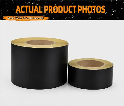 High Performance Pressure Sensitive PE Acrylic Waterproofing Tape Anti UV Engineer Grade 0.25mm Thick for Building Envelope