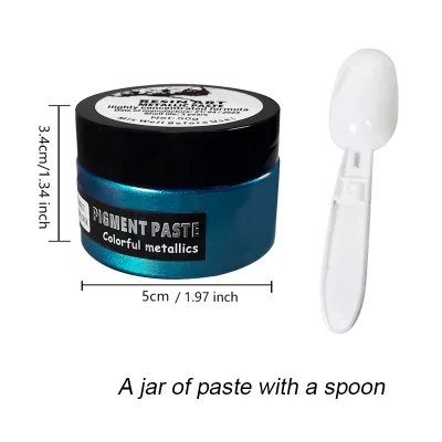 50g High-Adhesion Pigment Paste UV-Resistant Compound for Epoxy Coating on Wooden Surfaces
